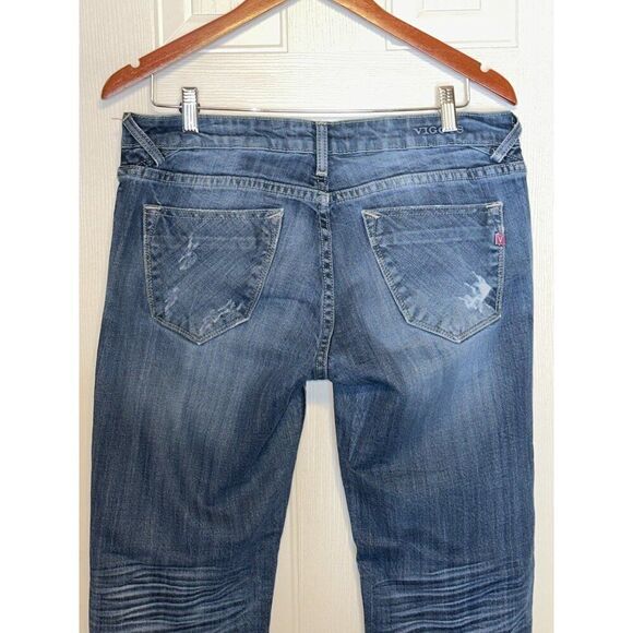 Vigoss The Boyfriend Mid-Rise Rolled Up Skinny Jeans Size 9 - Picture 5 of 13